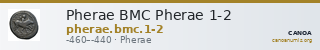 Pherae BMC Pherae 1-2 — CANOA