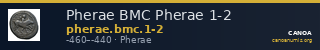 Pherae BMC Pherae 1-2 — CANOA