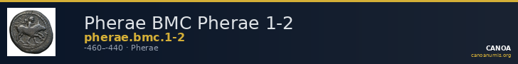 Pherae BMC Pherae 1-2 — CANOA