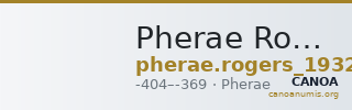 Pherae Rogers 1932 511 — CANOA