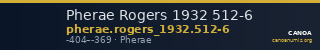 Pherae Rogers 1932 512-6 — CANOA
