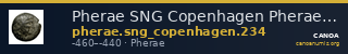 Pherae SNG Copenhagen Pherae 234 — CANOA