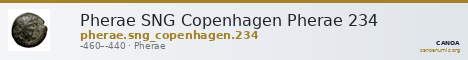 Pherae SNG Copenhagen Pherae 234 — CANOA