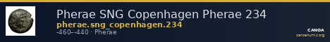 Pherae SNG Copenhagen Pherae 234 — CANOA