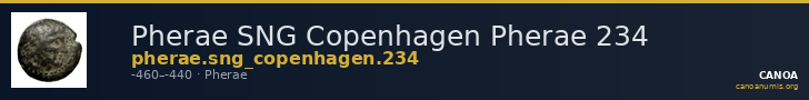 Pherae SNG Copenhagen Pherae 234 — CANOA