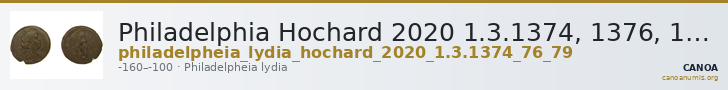 Philadelphia Hochard 2020 1.3.1374, 1376, 1379 — CANOA