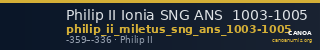 Philip II Ionia SNG ANS  1003-1005 — CANOA