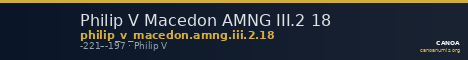 Philip V Macedon AMNG III.2 18 — CANOA