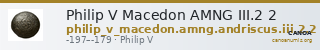 Philip V Macedon AMNG III.2 2 — CANOA