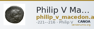 Philip V Macedon AMNG III.2 2 — CANOA