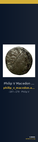 Philip V Macedon AMNG III.2 25 — CANOA