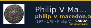Philip V Macedon AMNG III.2 3 — CANOA