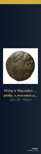 Philip V Macedon AMNG III.2 8-9 — CANOA