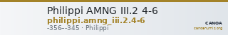 Philippi AMNG III.2 4-6 — CANOA