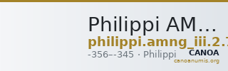 Philippi AMNG III.2 7-9 — CANOA