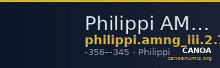 Philippi AMNG III.2 7-9 — CANOA