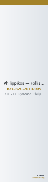 Philippikos — Follis (Syracuse, 711) — CANOA