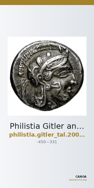 Philistia Gitler and Tal 2006 4.4.XIII.20 — CANOA
