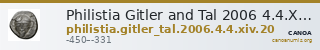 Philistia Gitler and Tal 2006 4.4.XIV.7.20 — CANOA