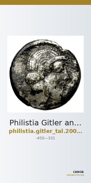 Philistia Gitler and Tal 2006 4.5.XVI.7-8 — CANOA