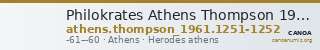 Philokrates Athens Thompson 1961 1251-1252 — CANOA
