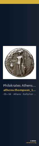 Philokrates Athens Thompson 1961 1265-1267 — CANOA