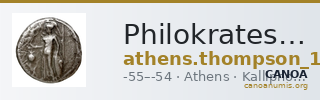 Philokrates Athens Thompson 1961 1265-1267 — CANOA
