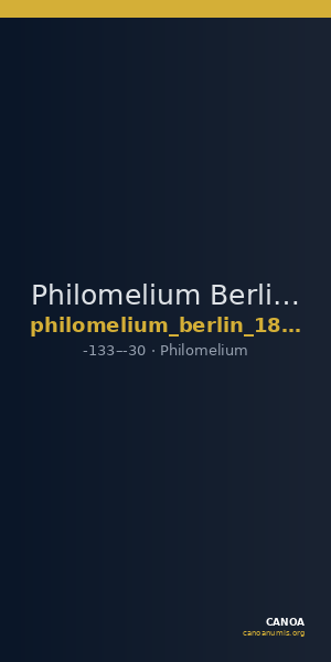 Philomelium Berlin 18295705 — CANOA