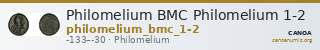Philomelium BMC Philomelium 1-2 — CANOA