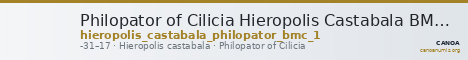 Philopator of Cilicia Hieropolis Castabala BMC Philopator 1 — CANOA
