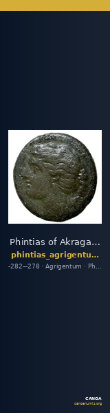 Phintias of Akragas Agrigentum Puglisi 2009 263 — CANOA