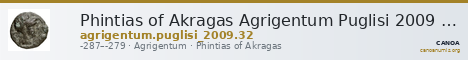 Phintias of Akragas Agrigentum Puglisi 2009 32 — CANOA