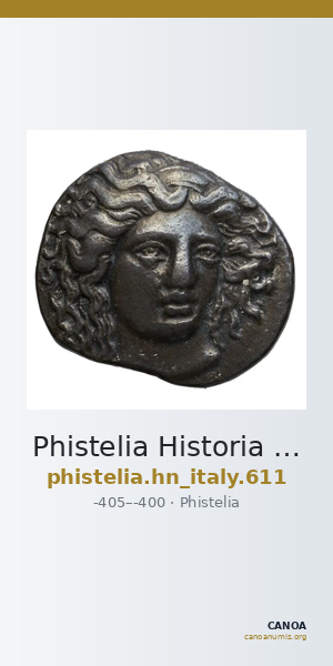 Phistelia Historia Numorum Italy 611 — CANOA