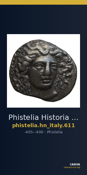 Phistelia Historia Numorum Italy 611 — CANOA