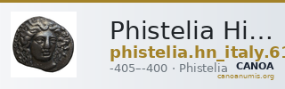 Phistelia Historia Numorum Italy 611 — CANOA