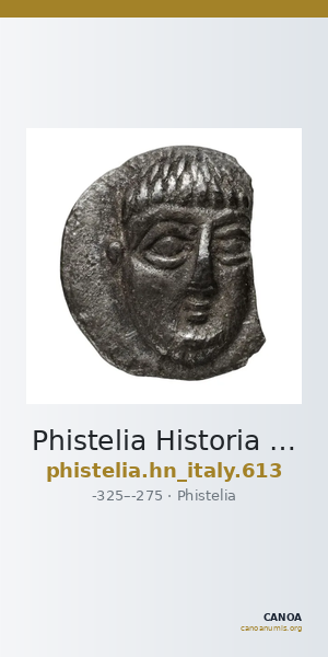 Phistelia Historia Numorum Italy 613 — CANOA