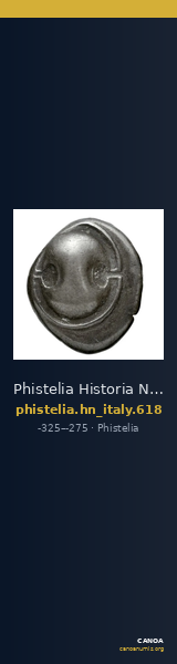 Phistelia Historia Numorum Italy 618 — CANOA