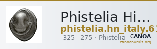 Phistelia Historia Numorum Italy 618 — CANOA