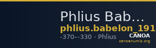Phlius Babelon 1914 732 — CANOA