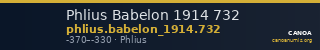 Phlius Babelon 1914 732 — CANOA