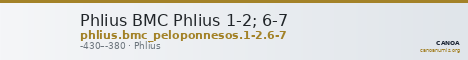 Phlius BMC Phlius 1-2; 6-7 — CANOA