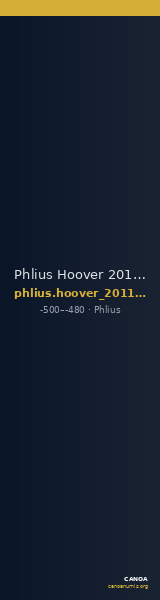 Phlius Hoover 2011 162 — CANOA
