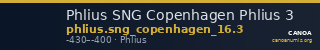 Phlius SNG Copenhagen Phlius 3 — CANOA