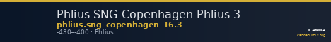 Phlius SNG Copenhagen Phlius 3 — CANOA