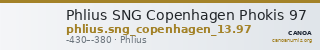Phlius SNG Copenhagen Phokis 97 — CANOA