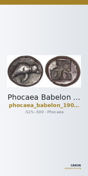 Phocaea Babelon 1907 512-4 — CANOA
