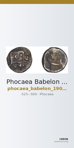 Phocaea Babelon 1907 515-520 — CANOA