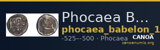 Phocaea Babelon 1907 515-520 — CANOA