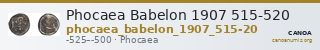 Phocaea Babelon 1907 515-520 — CANOA