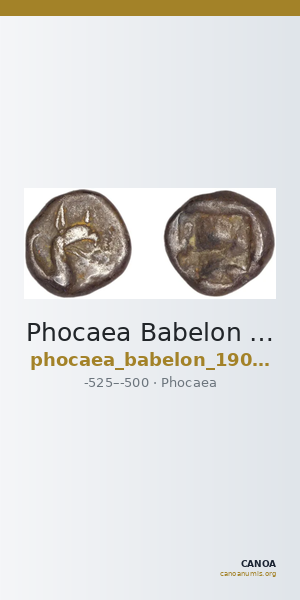 Phocaea Babelon 1907 522 — CANOA